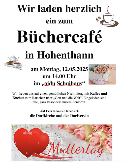 Büchercafe Mai