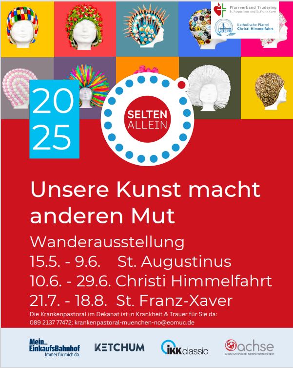 Plakat zur Wanderausstellung Selten Allein