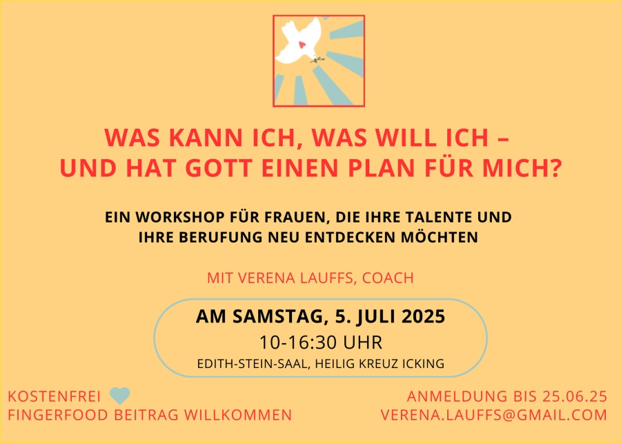 Plakat Workshop Frauen Juli 2025