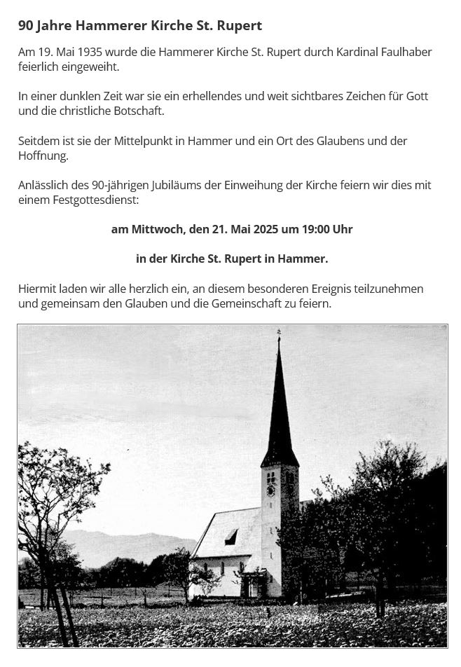Plakat Jubiläum