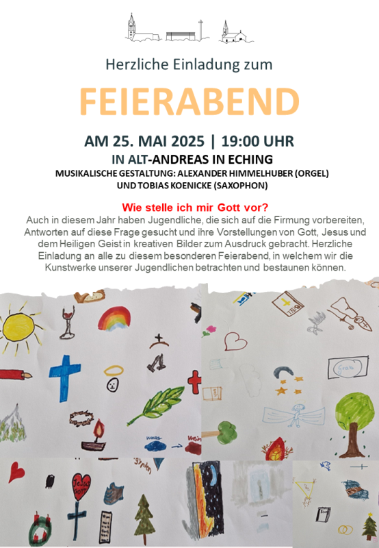 Feierabend Gottesbilder Plakat