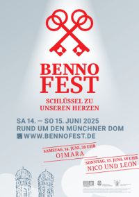 Das Plakat zum Bennofest 2025