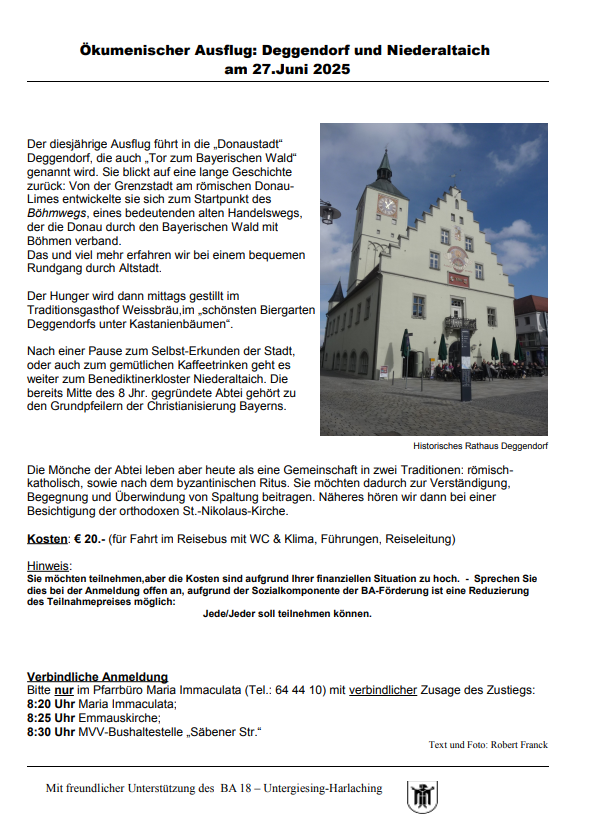 Ökum. Ausflug 2025