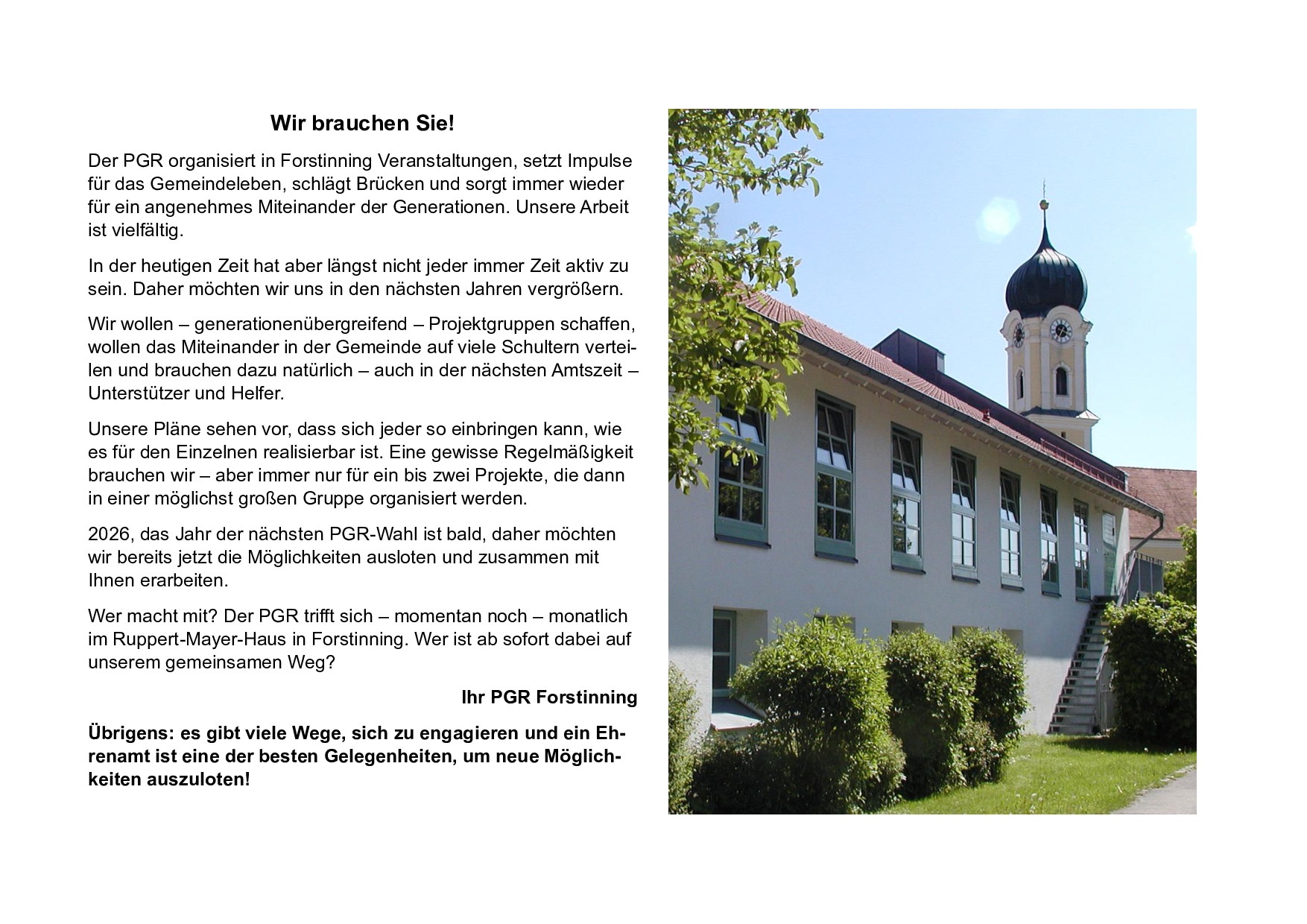 Info-Flyer PGR Forstinning - 1