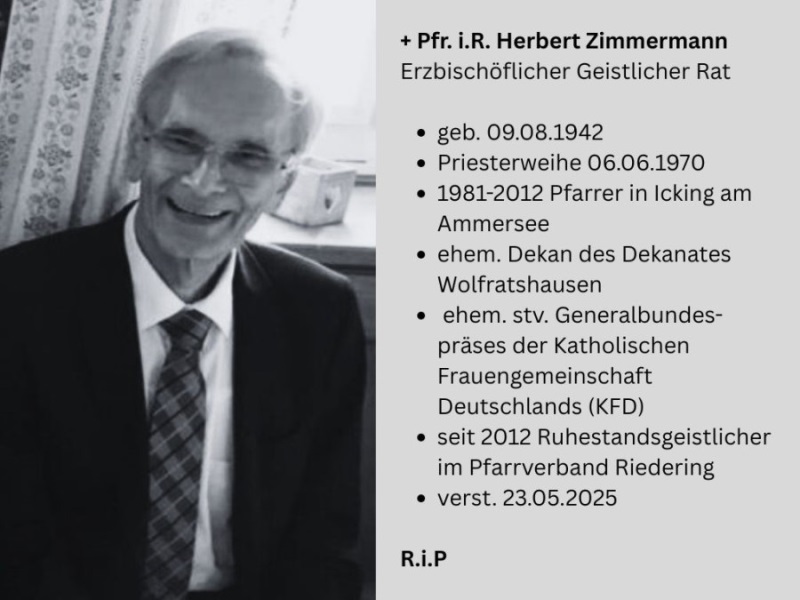 Herbert Zimmermann verstorben