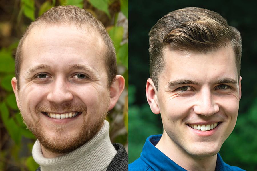 Die angehenden Diakone Martin Brenninger (l.) und Christian Elsen