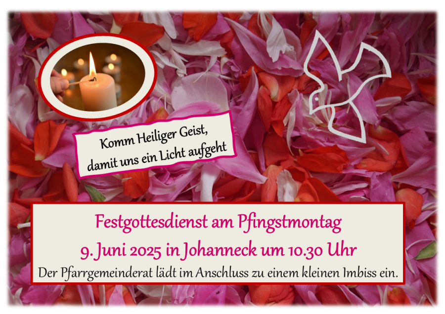 Plakat Pfingsten 2025