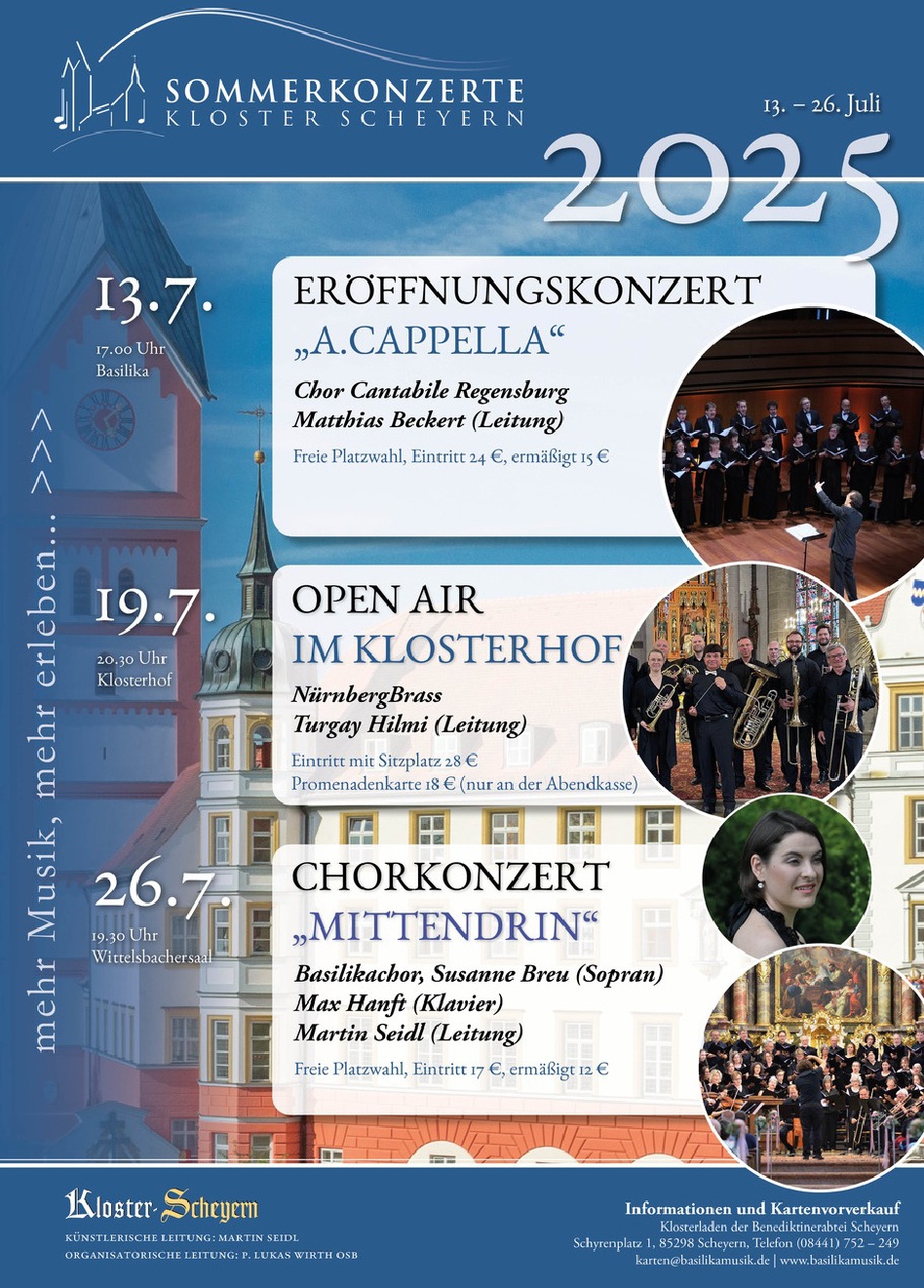 2025 Sommerkonzerte Plakat