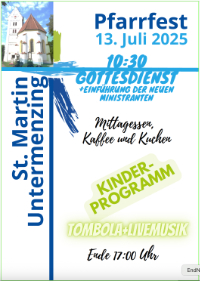 Pfarrfest Untermenzing