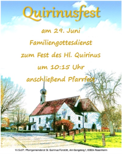 2025 Plakat Quirinusfest