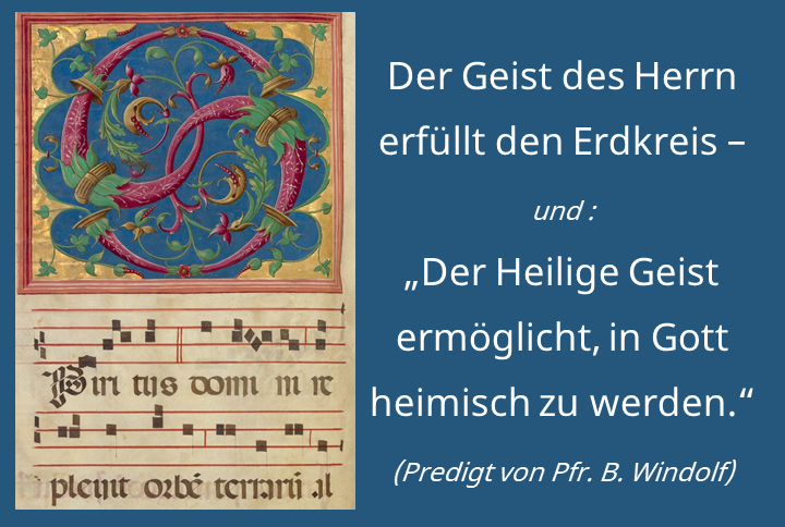Predigtthema von Pfr. Windolf