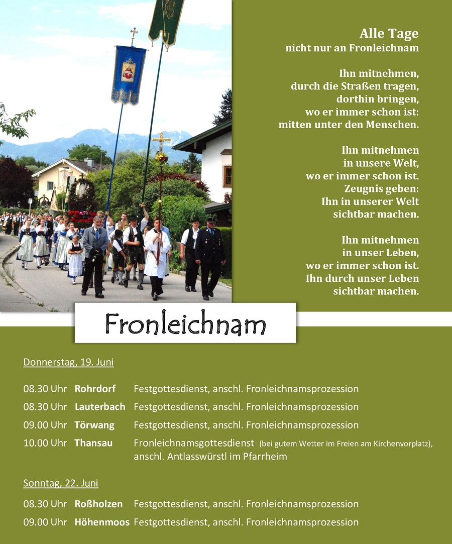Fronleichnam 2025