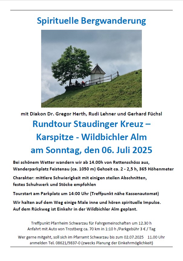 spirituelle bergwanderung 2025
