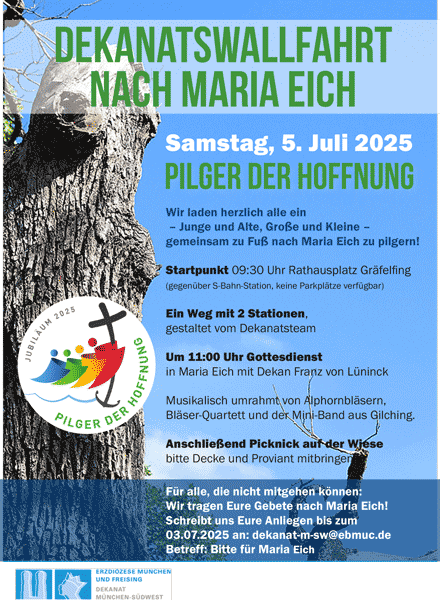 Plakat Dekanatswallfahrt 2025