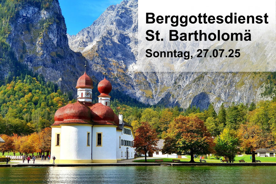 Werbung Berggottesdienst