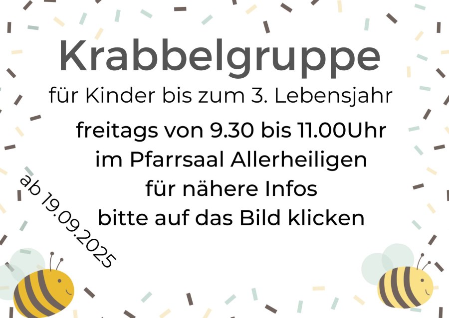 Krabbelgruppe ab September 2025