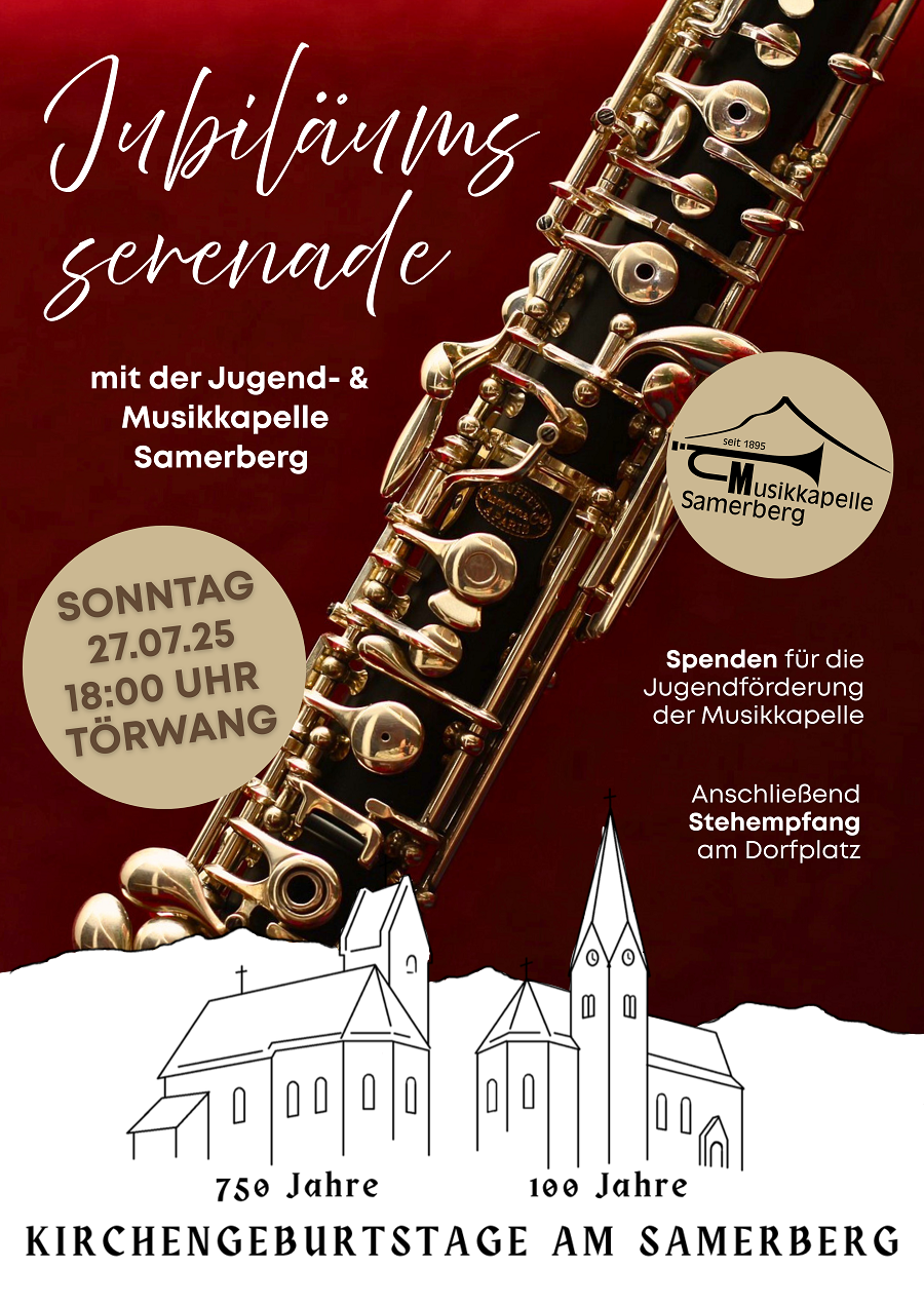 Kirchenjubiläum Samerberg Serenade