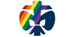 Logo der Arbeitsgruppe Queerscouting der Deutschen Pfadfinderschaft St. Georg (DPSG)