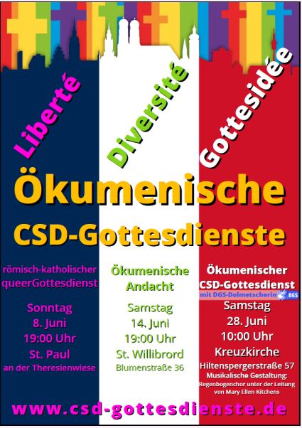 Ökumenische CSD-Gottesdienste