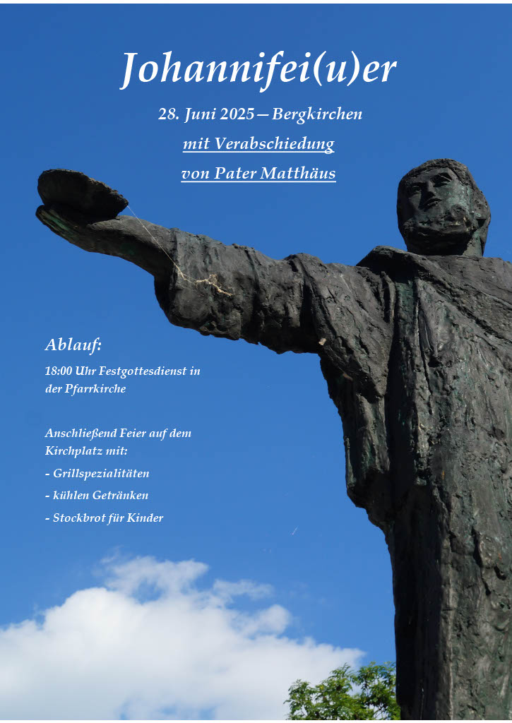 Plakat Johannifeier 2025