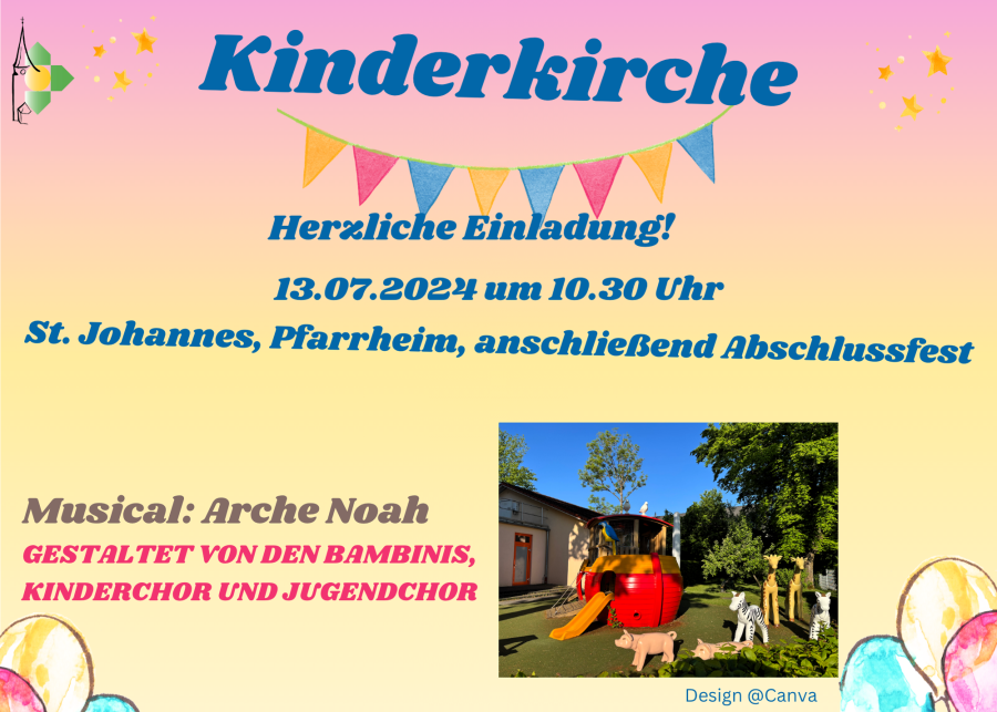 Kinderkirche 13.07.25 mit Abschlußfest