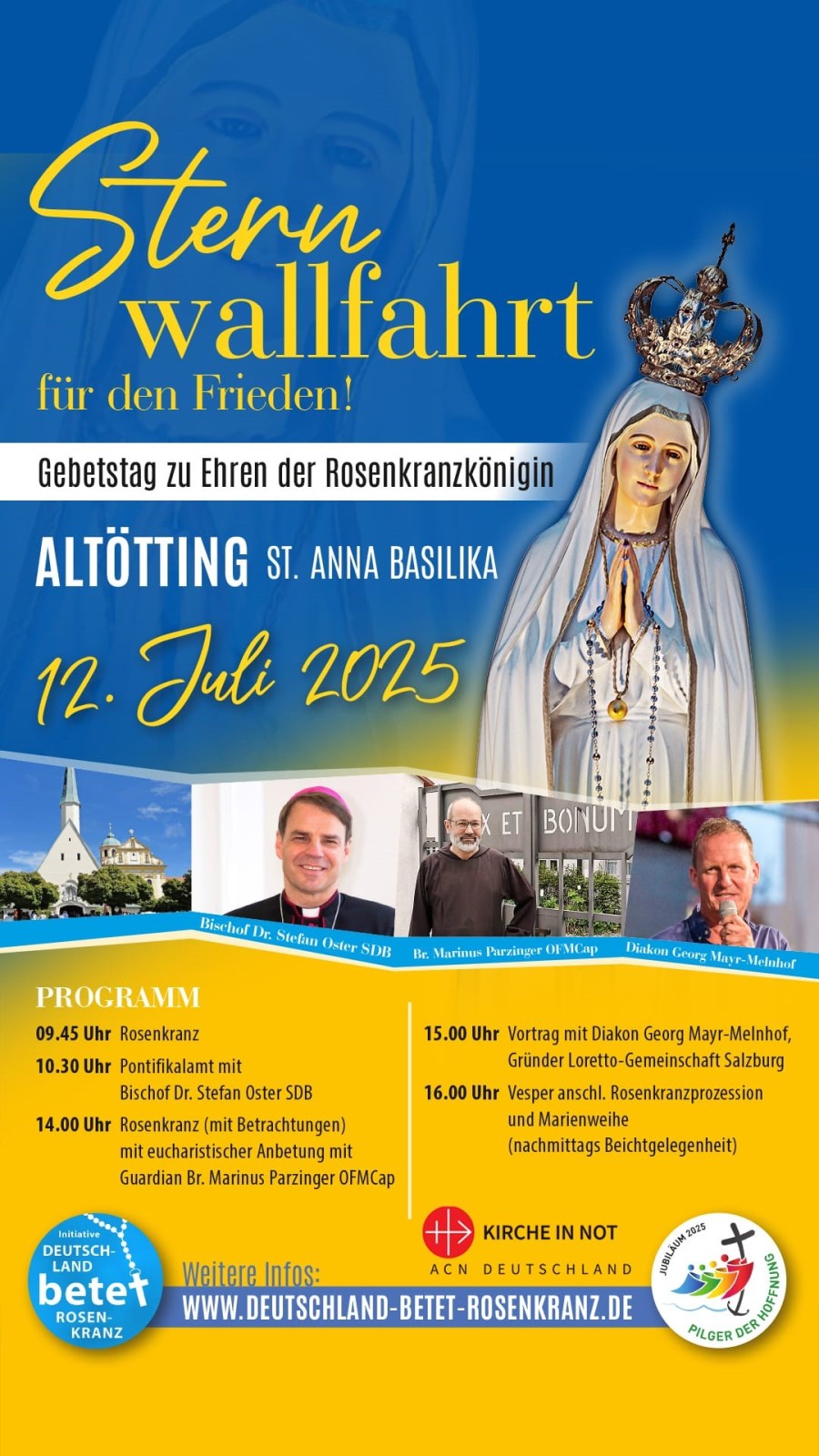 Sternwallfahrt für den Frieden