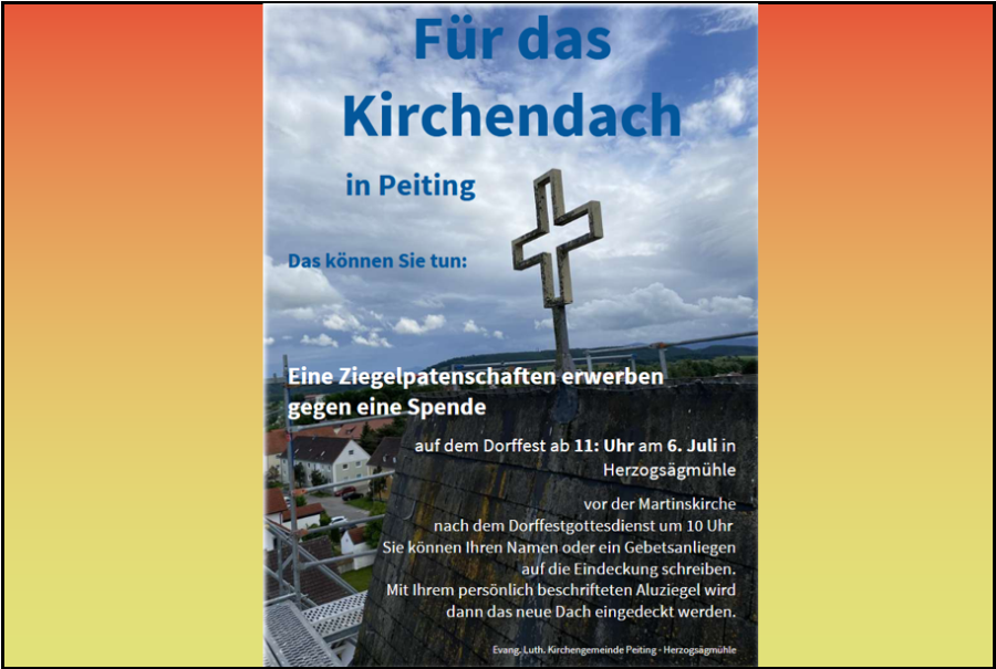 NEWS-Ziegelpatenschaft EV.-Kirchendach