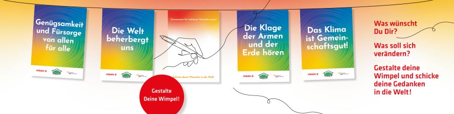 Werbung für den Wimpelaufruf