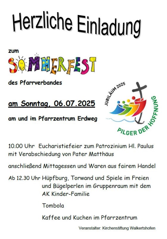 Plakat Sommerfest