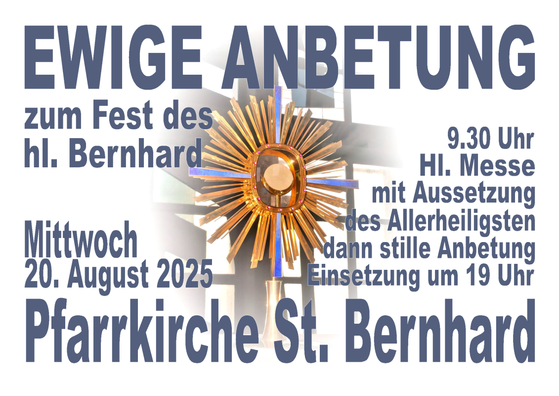 Ewige Anbetung St. Bernhard