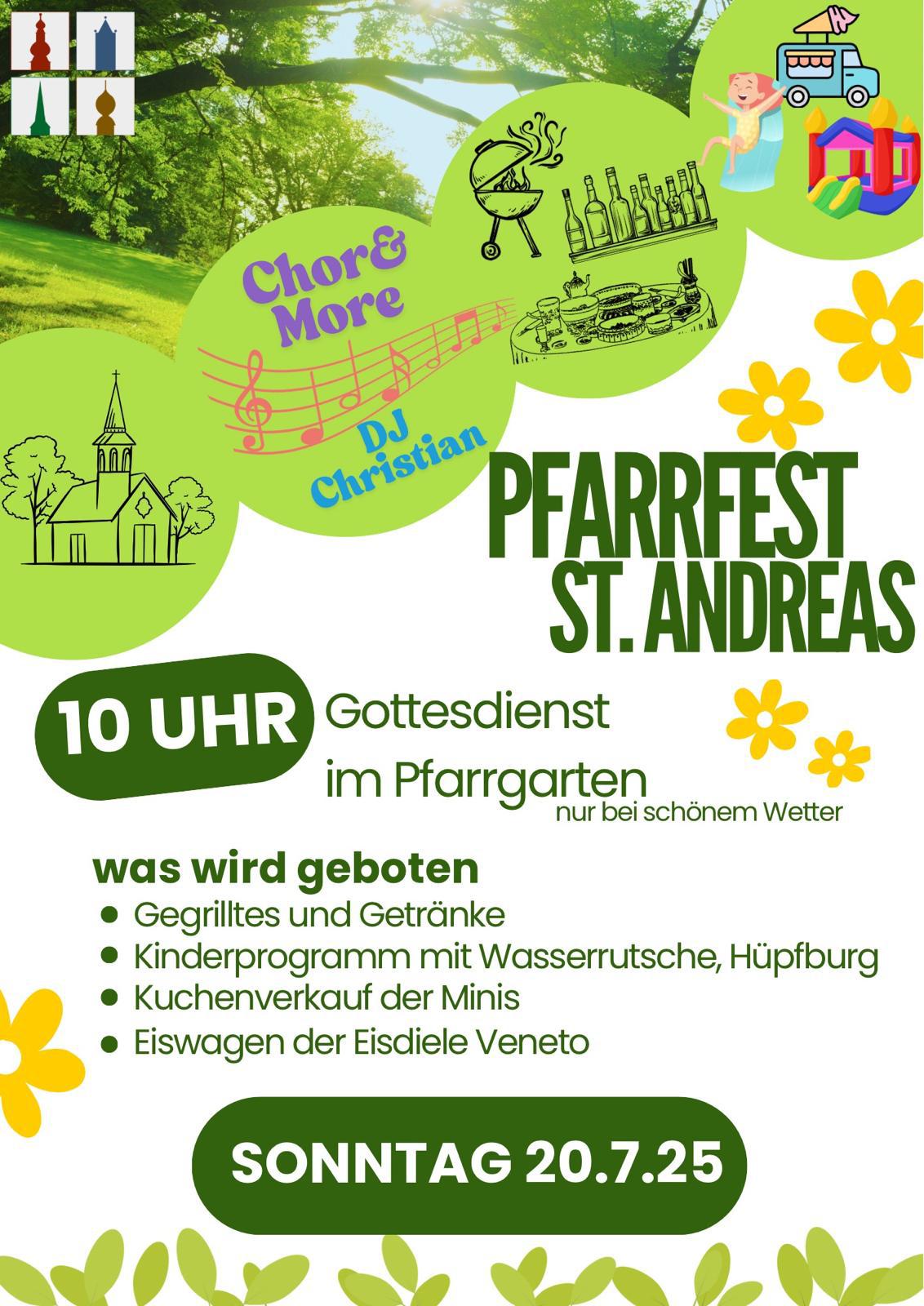 plakat pfarrfest trostberg