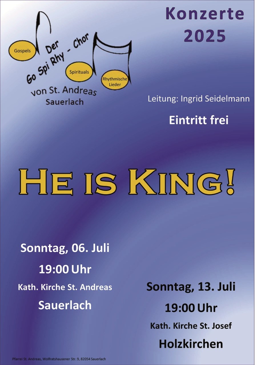 Konzert GoSpiRhyChor