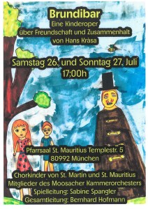 Kinderoper Brundibar Plakat