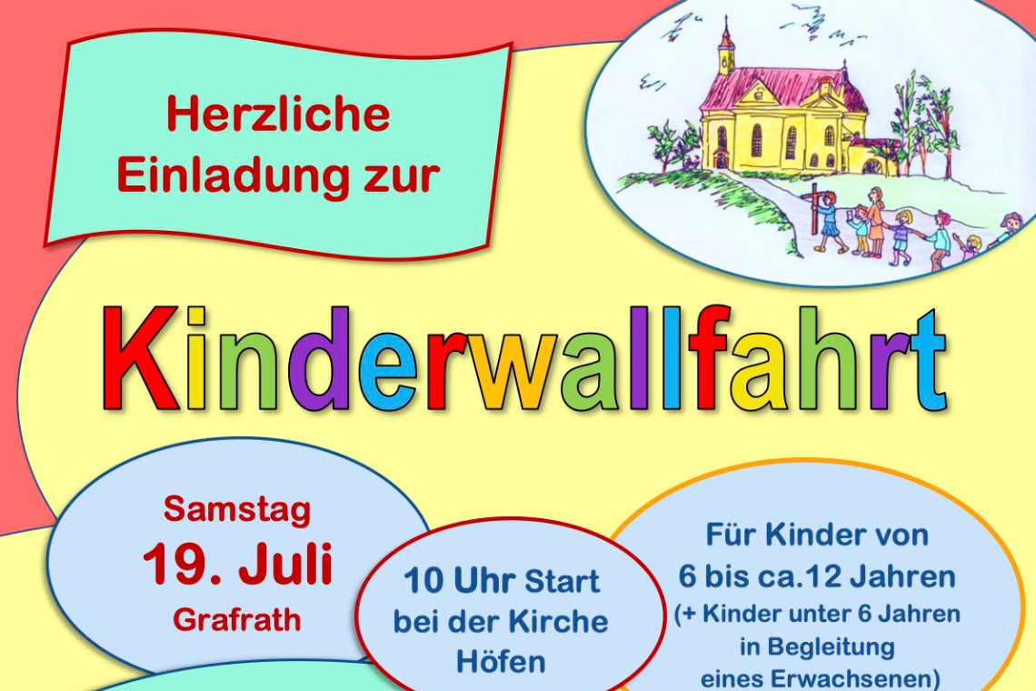 Einladung Kinderwallfahrt 2025 Teaser