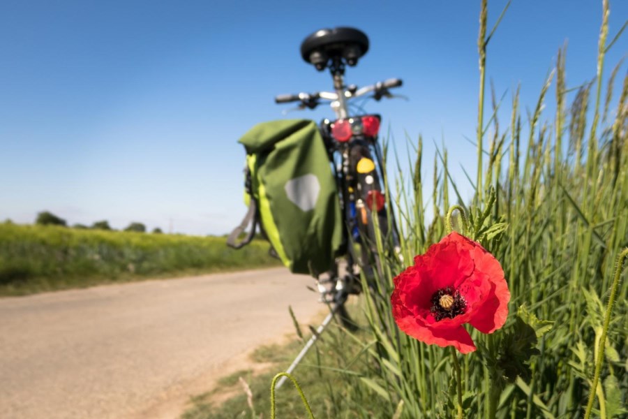 "Mit dem Fahrrad unterwegs"