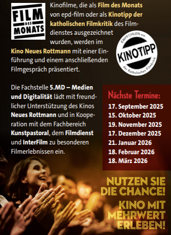 Flyer "Der Ausgezeichnete Film 2025-2026"