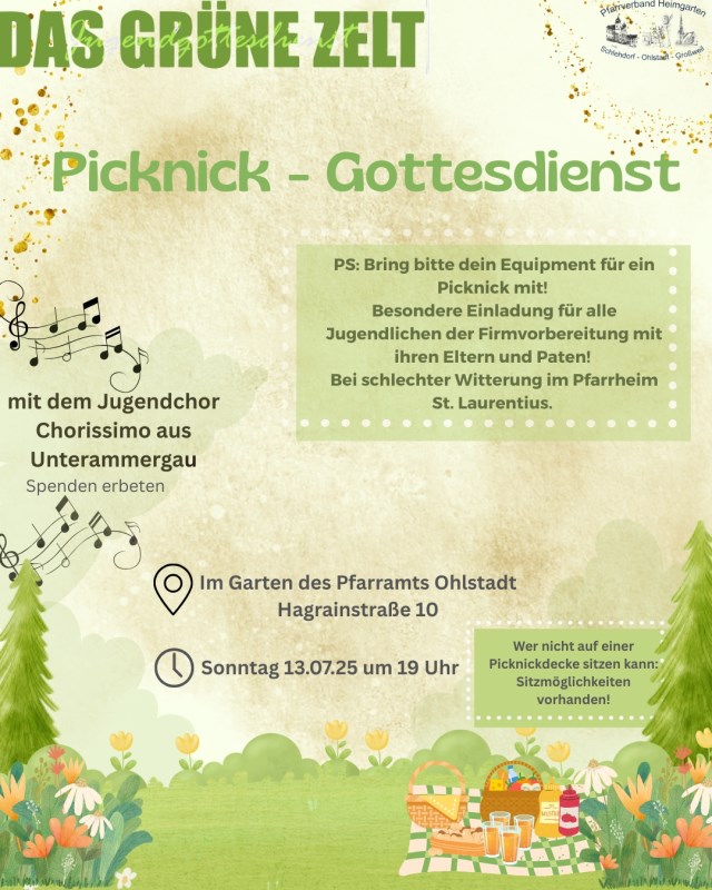 Picknickgottesdienst für Firmlinge