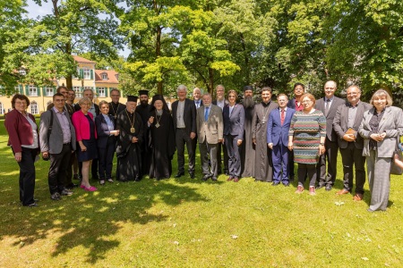 Patriarch Bartholomaios erhielt den Ökumenepreis der Katholischen Akademie Bayern, Foto nach der Preisverleihung