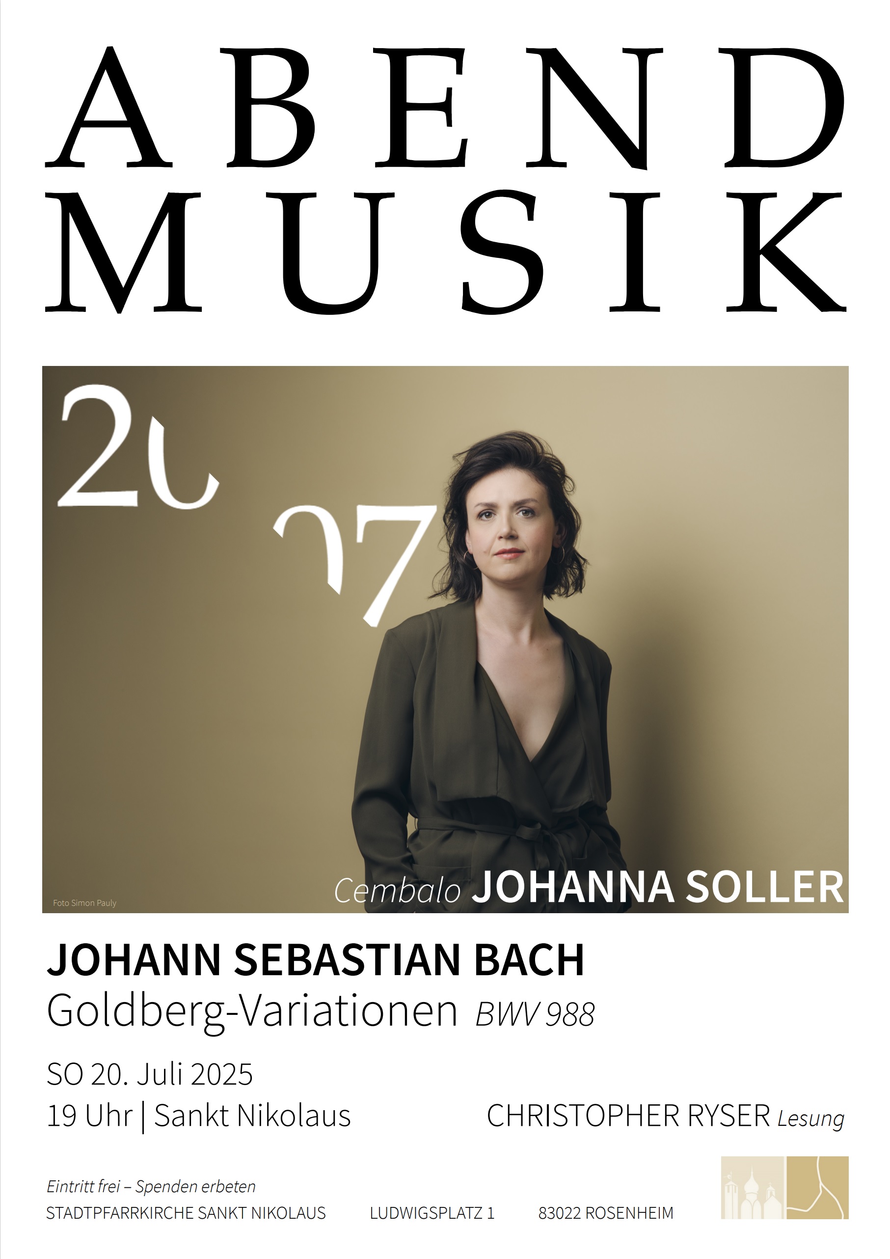 2025 07 20 ABENDMUSIK Goldberg-Variationen_Plakat