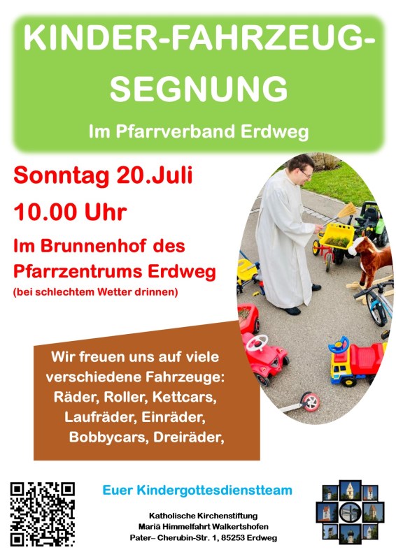Kinderfahrzeugsegnung 2025