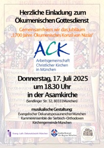 Plakat für Ökumenischer GoDi
