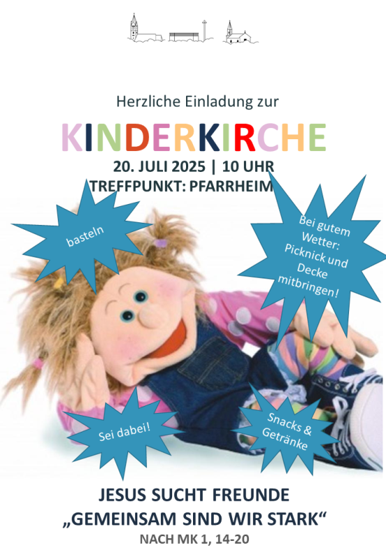Kinderkirche Juli 2025