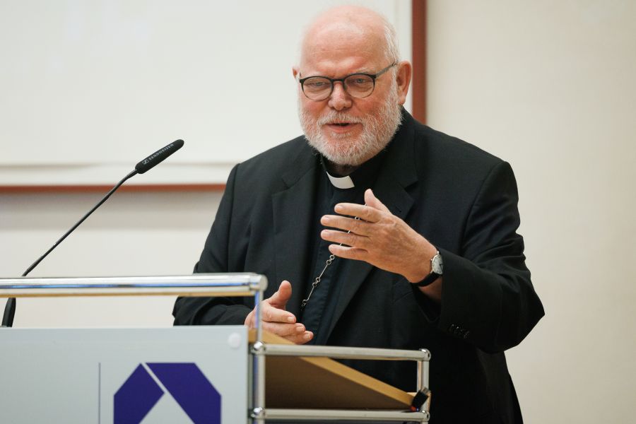 Kardinal Reinhard Marx beim Jahresempfang der Erzdiözese in der Katholischen Akademie in München