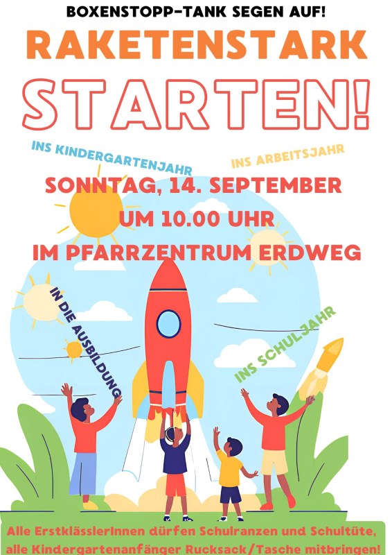 Plakat Boxenstopp Gottesdienst 2025