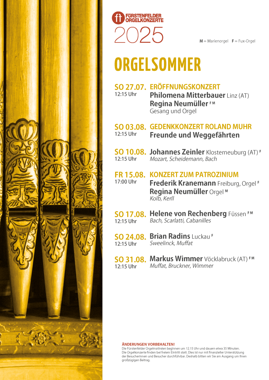 Fürstenfelder Orgelsommer