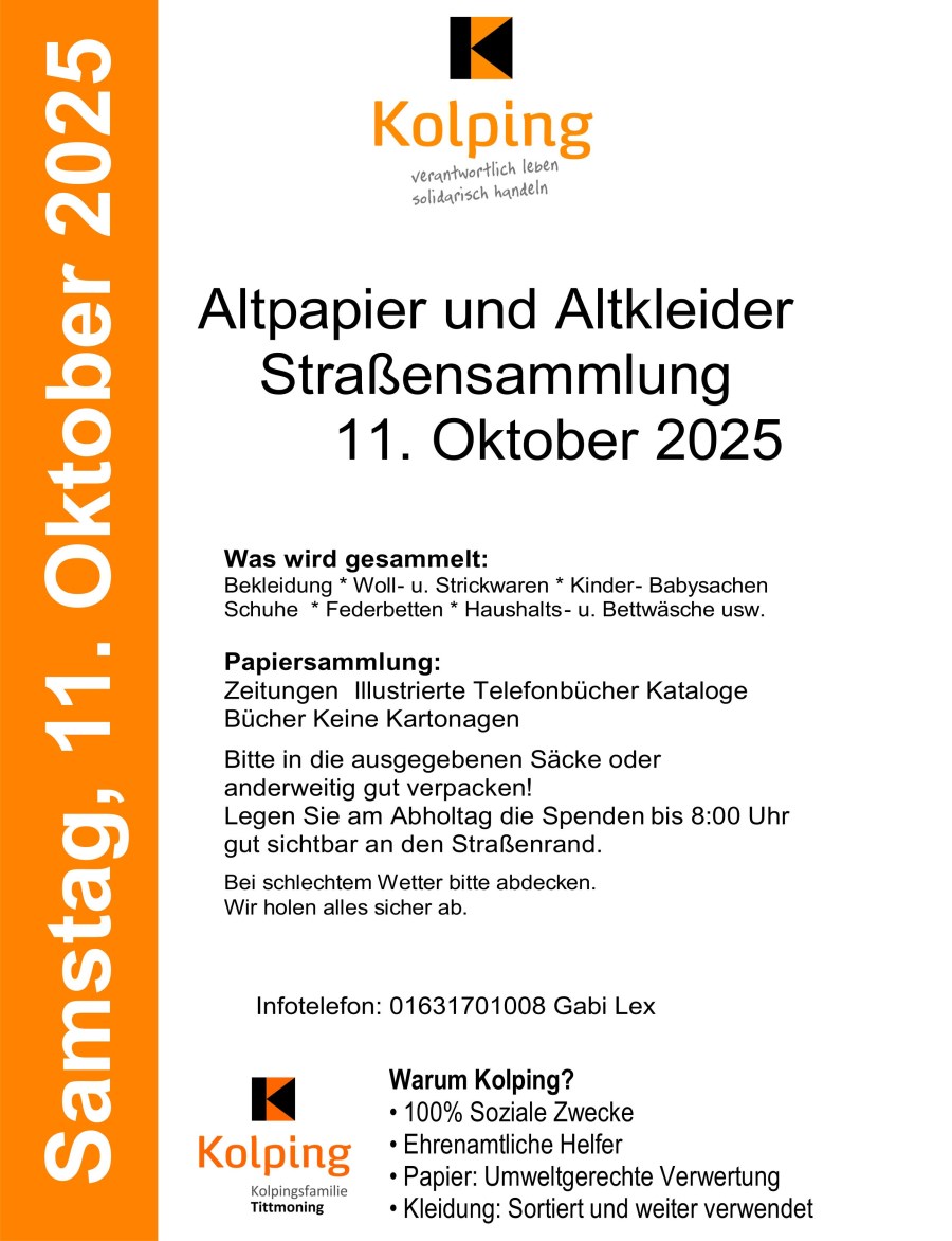 Altkleidersammlung