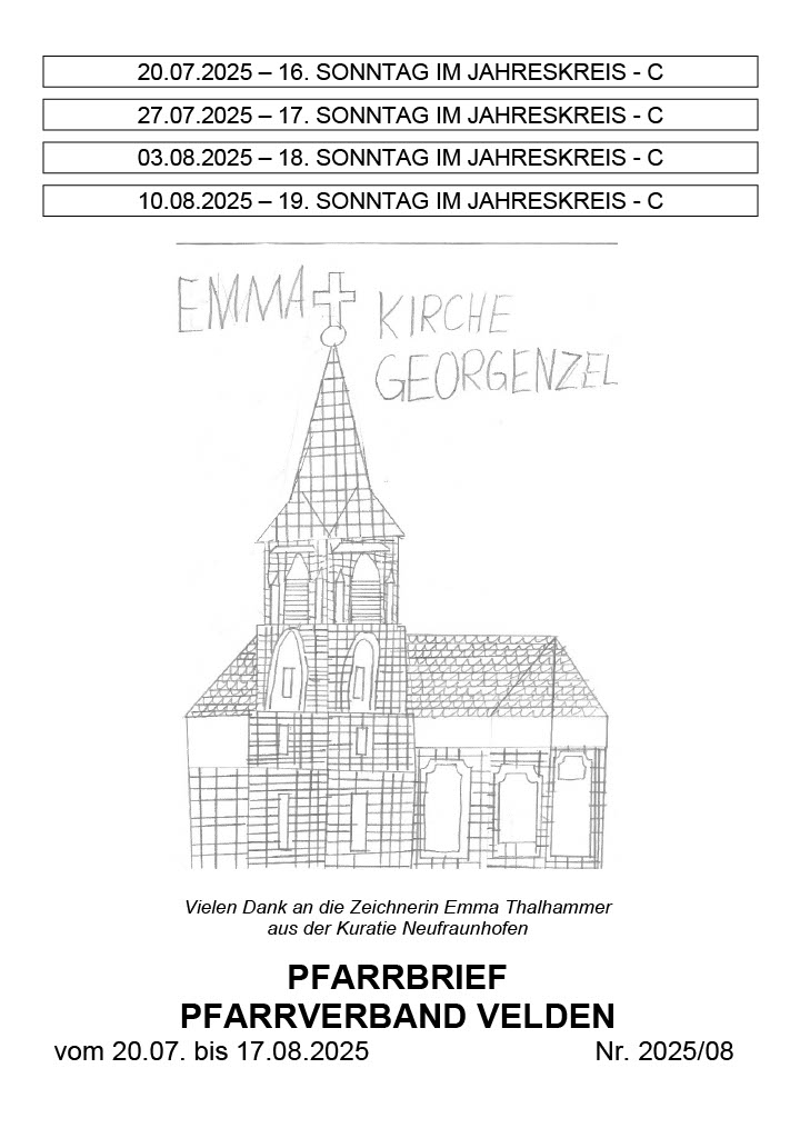 Titelbild Pfarrbrief