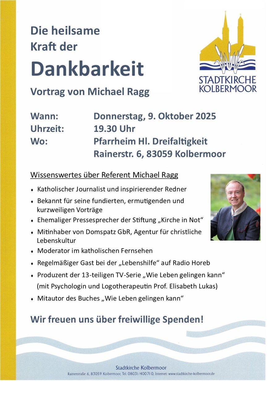 Vortrag Heilskraft der Dankbarkeit