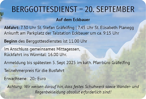 Berggottesdienst klein