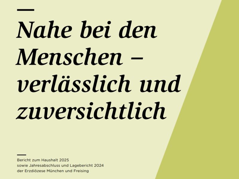 Deckblatt des Finanzberichts 2025